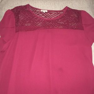 Wine Maroon colored top